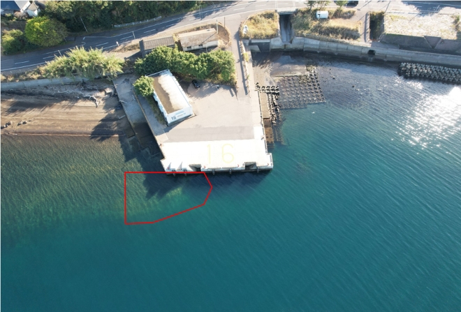 西道港　着工前j