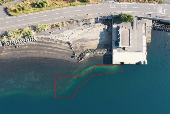 松浦港　着工前j