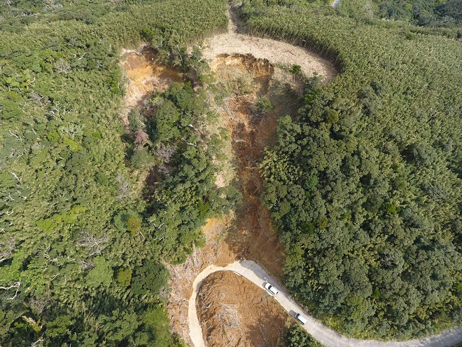 令和２年度 災害関連緊急治山事業（椎崎工区）着工後1