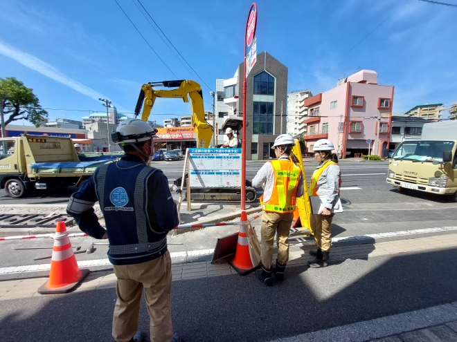 城南線電線共同溝設置工事