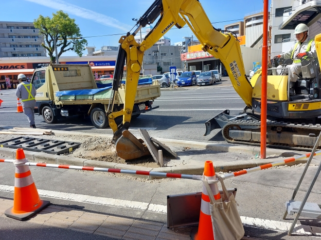 城南線電線共同溝設置工事