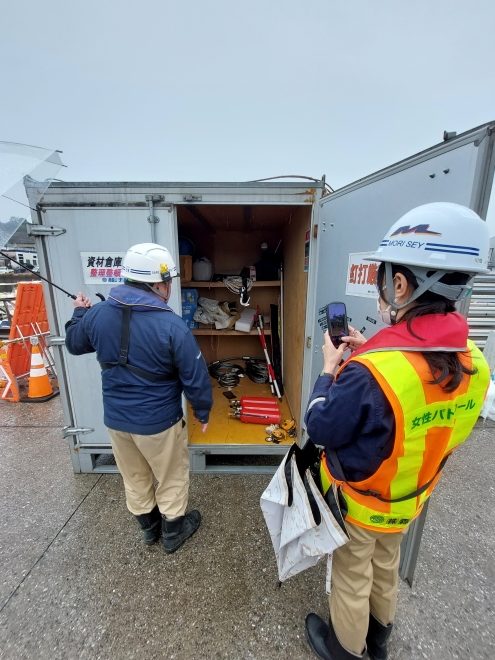 女性パトロール（谷山二区・鴨池川・鴨池中央港区編）