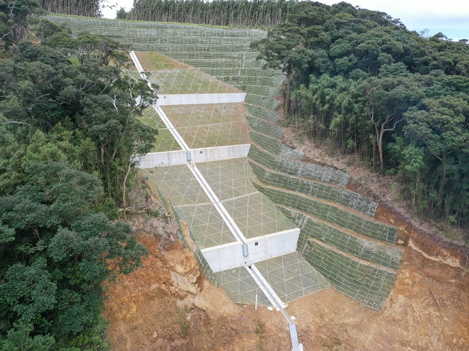 令和２年度 災害関連緊急治山事業（椎崎工区）着工後2