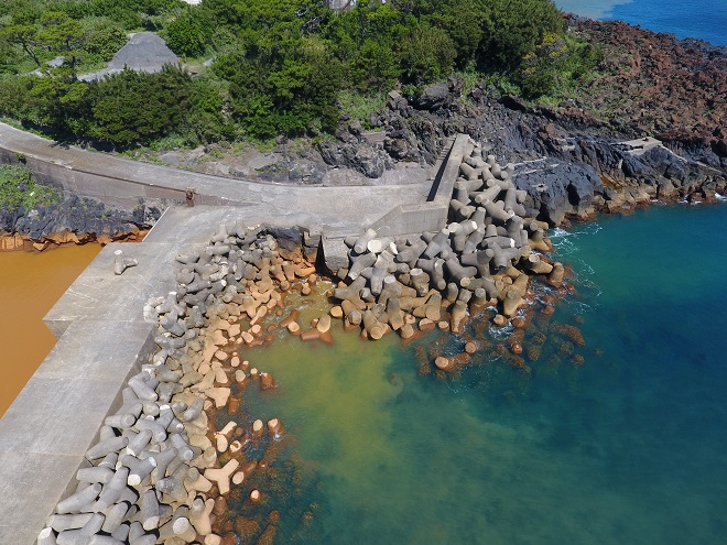 ２災５号・６号硫黄島港災害復旧工事2